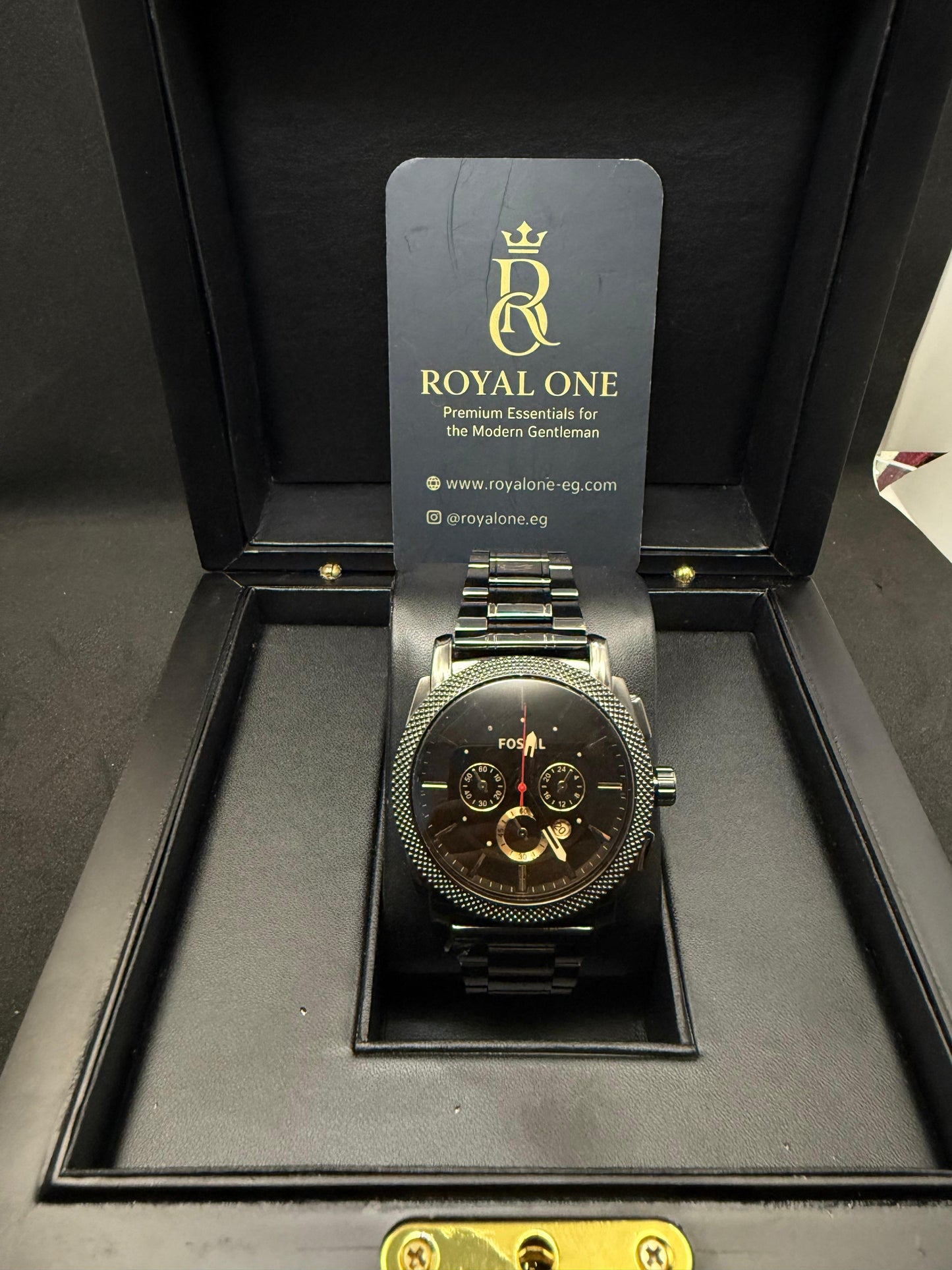 Fossil Machine Chronograph (Black Dial)