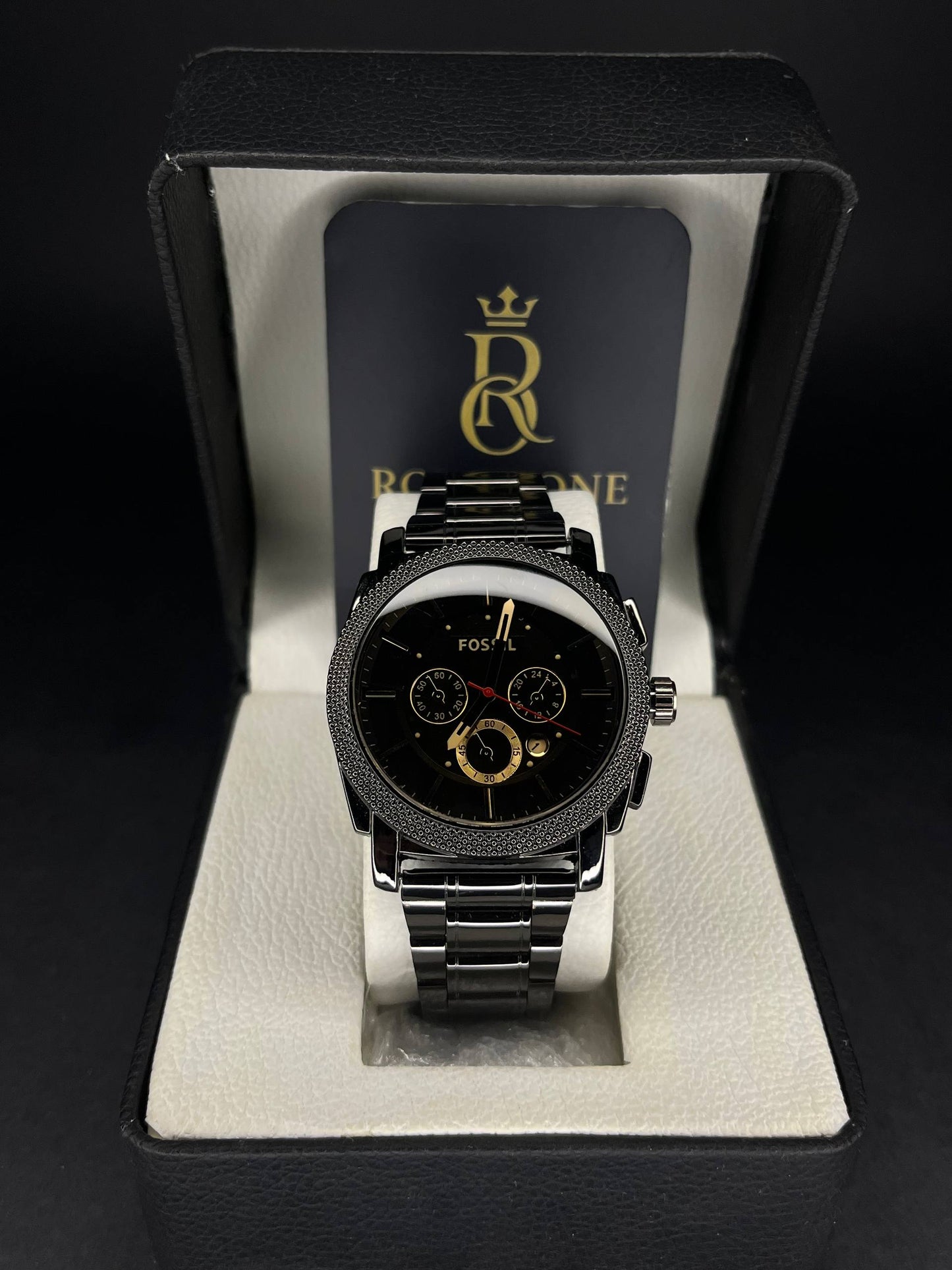 Fossil Machine Chronograph (Black Dial)