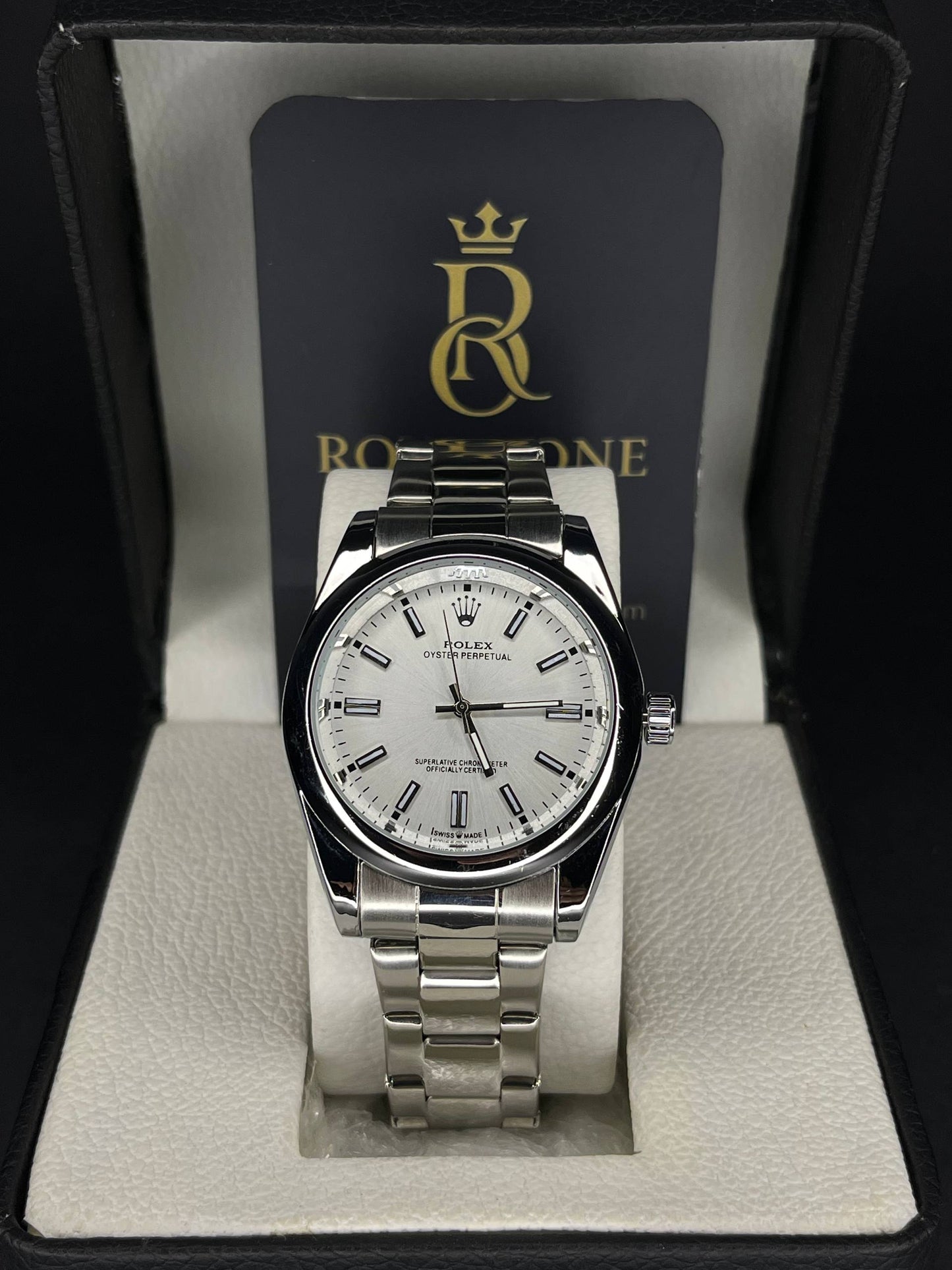Rolex Oyster Perpetual( Silver Dial)